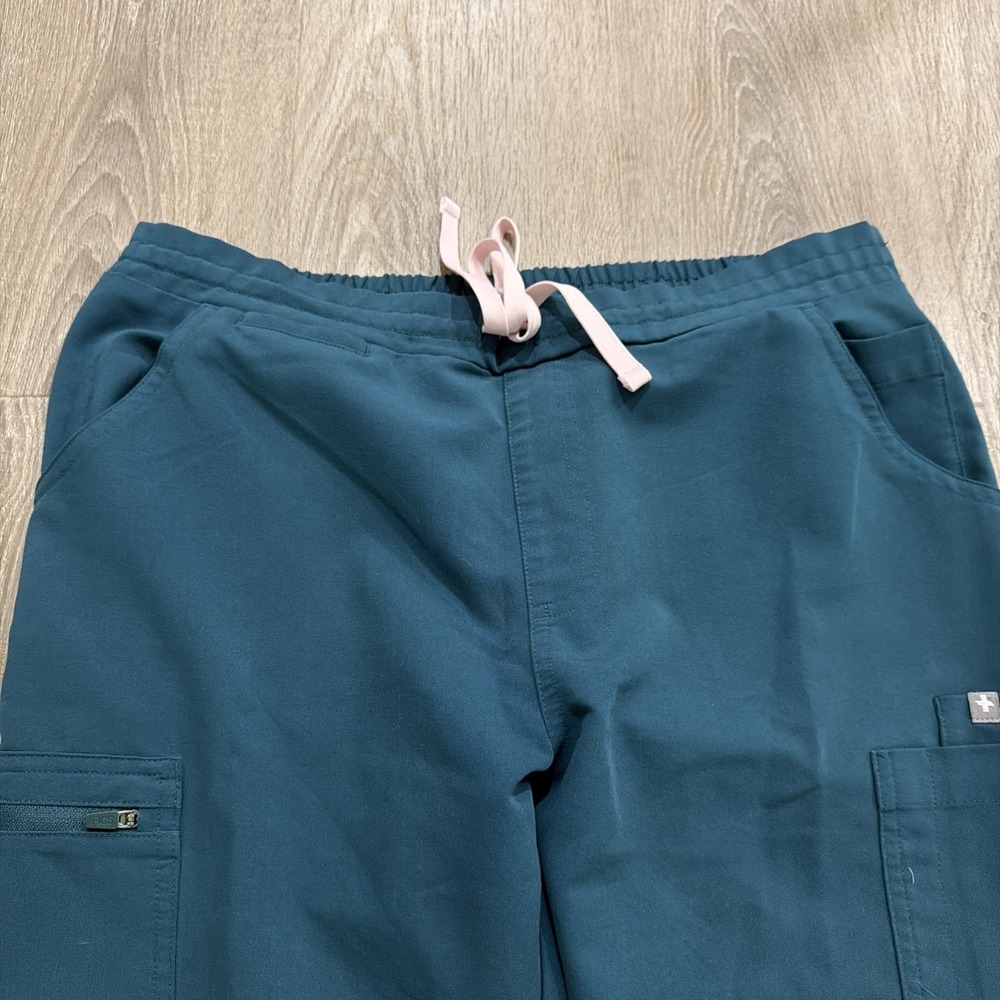 Figs Scrub Pants Bottoms Yola Sz Medium TW2000R Dark Teal PO# 1643 - Picture 5 of 11